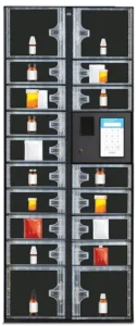 SVS Pharmacy locker example for will call pickup of medications